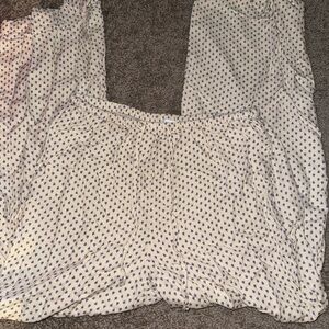 Sincerely Jules Cream and Blue Floral Pants